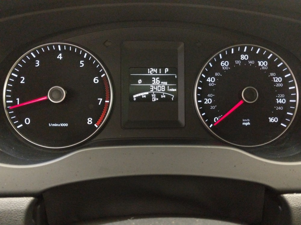 2014 Volkswagen Jetta - Odometer Close Up