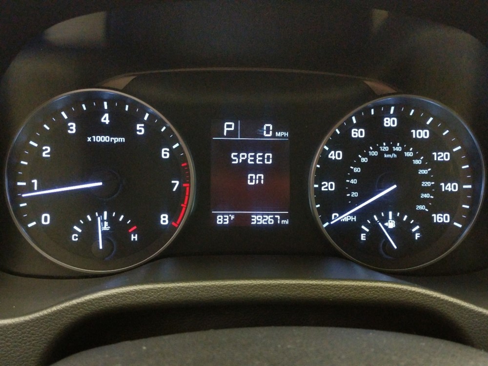 2017 Hyundai Elantra - Odometer Close Up