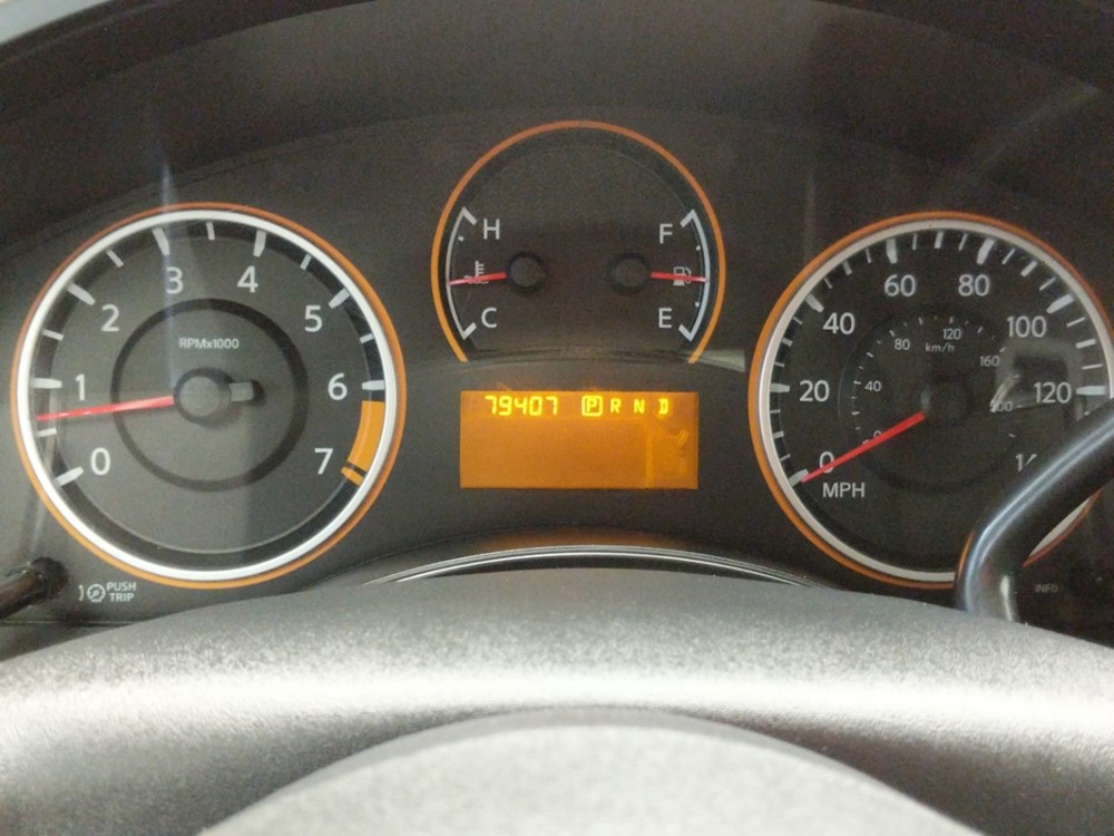 2011 Nissan Titan - Odometer Close Up