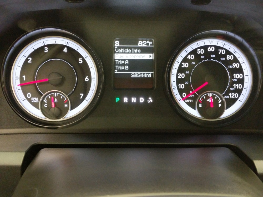 2015 Dodge Ram 1500 - Odometer Close Up