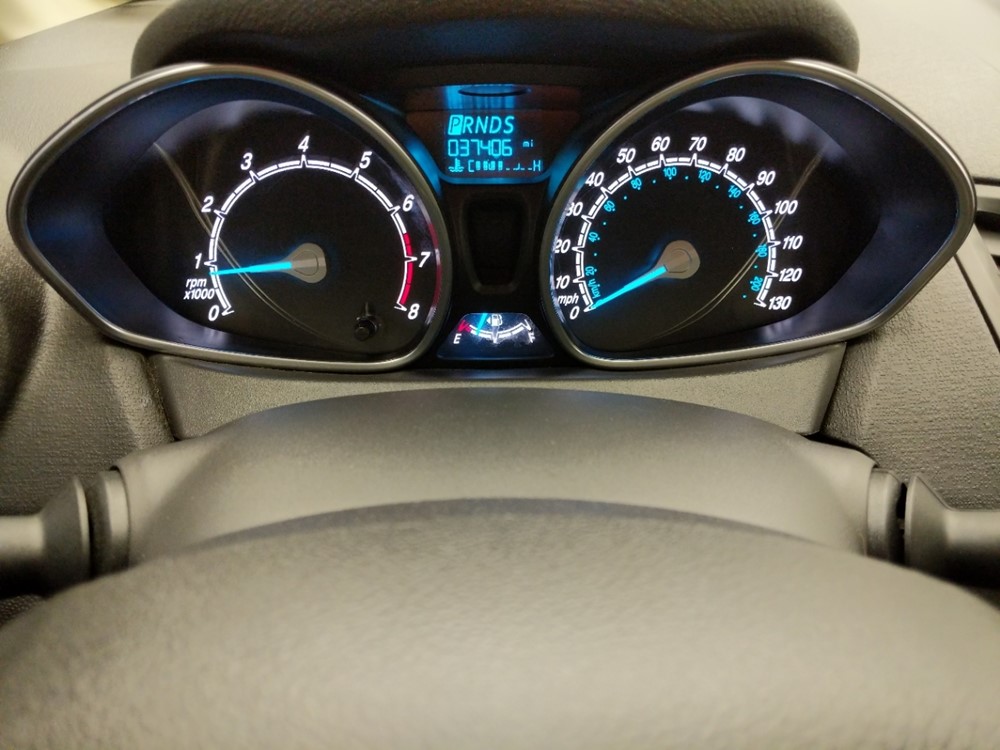 2017 Ford Fiesta - Odometer Close Up