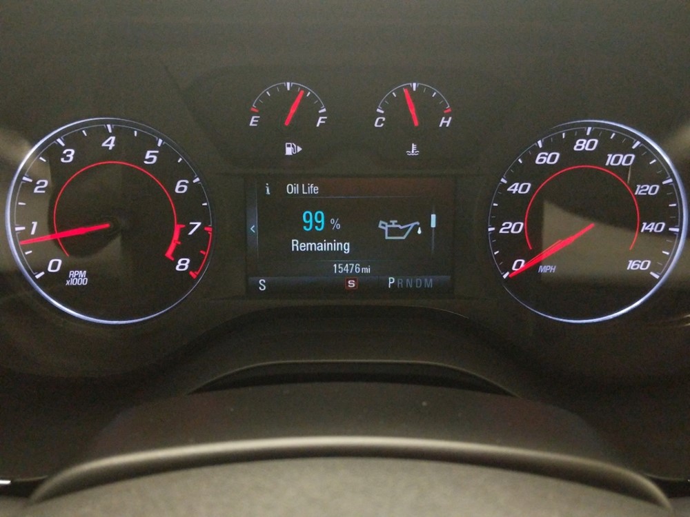 2018 Chevrolet Camaro - Odometer Close Up