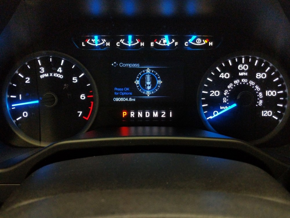 2016 Ford F-150 - Odometer Close Up