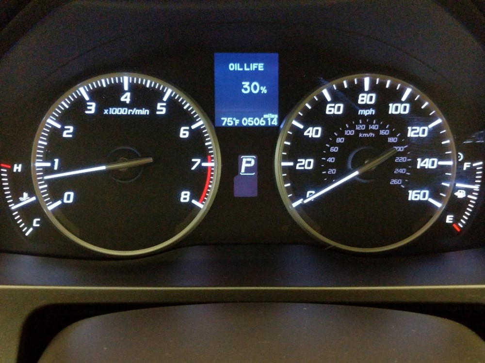 2016 Acura RDX - Odometer Close Up