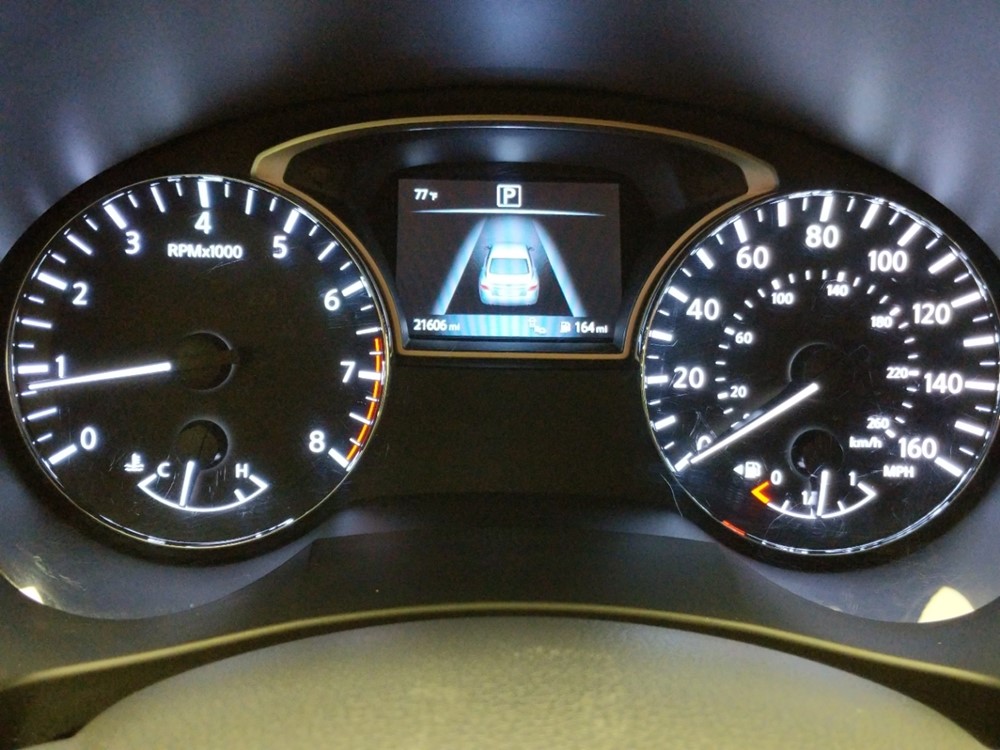 2017 Nissan Altima - Odometer Close Up