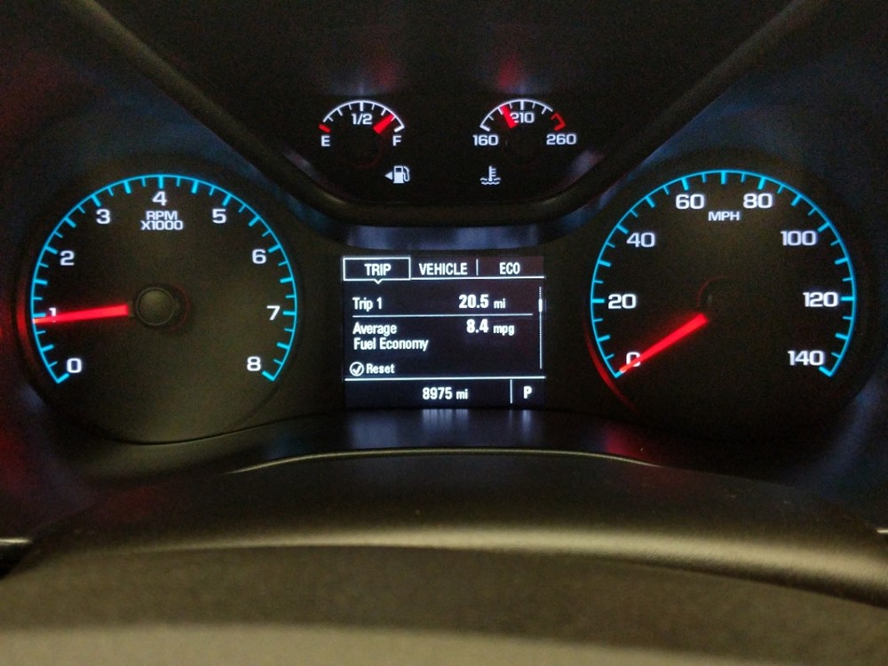 2017 Chevrolet Colorado - Odometer Close Up