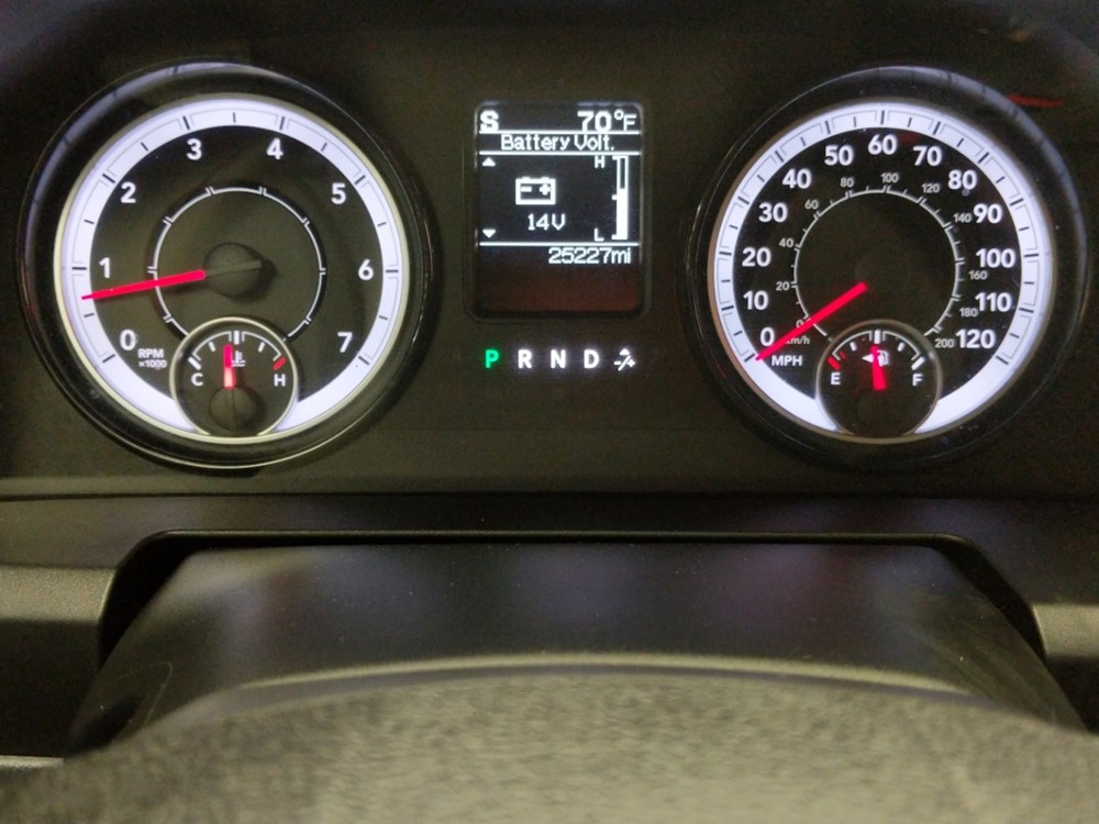 2017 Dodge Ram 1500 - Odometer Close Up