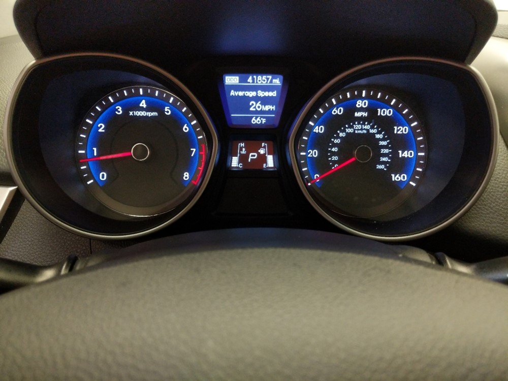 2017 Hyundai Elantra - Odometer Close Up