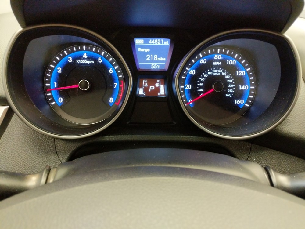 2017 Hyundai Elantra - Odometer Close Up