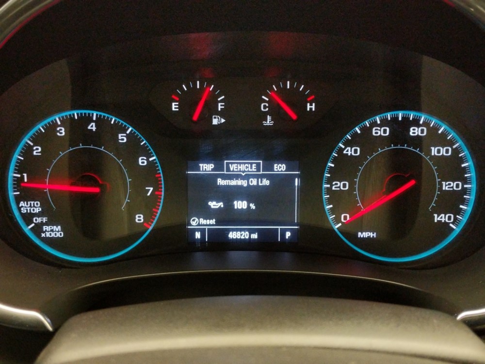 2017 Chevrolet Malibu - Odometer Close Up