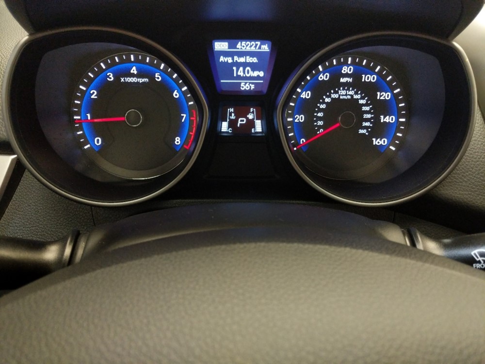 2017 Hyundai Elantra - Odometer Close Up