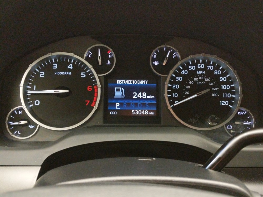 2014 Toyota Tundra - Odometer Close Up