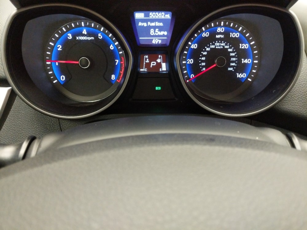 2017 Hyundai Elantra - Odometer Close Up