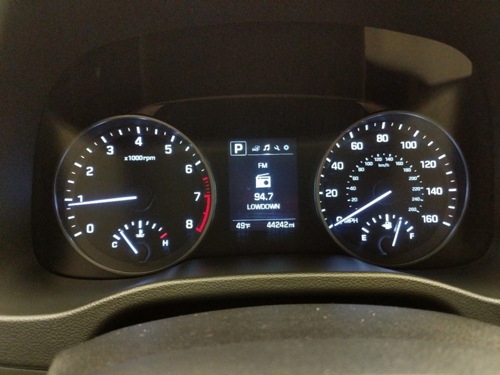 2018 Hyundai Elantra - Odometer Close Up