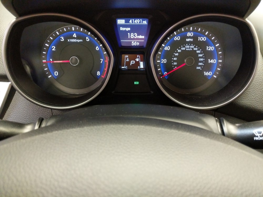 2017 Hyundai Elantra - Odometer Close Up