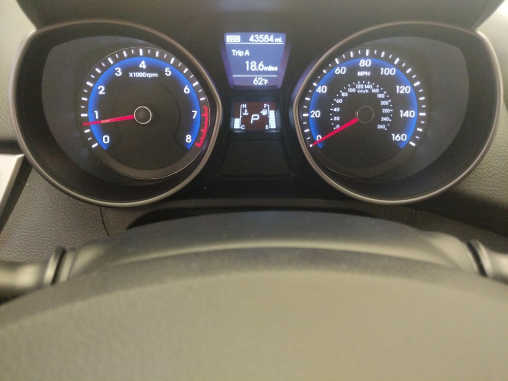 2017 Hyundai Elantra - Odometer Close Up