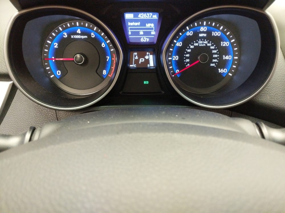 2017 Hyundai Elantra - Odometer Close Up