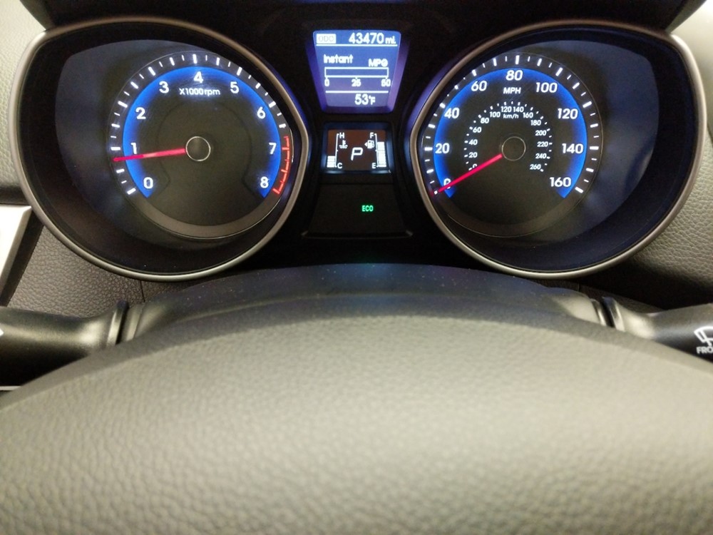 2017 Hyundai Elantra - Odometer Close Up