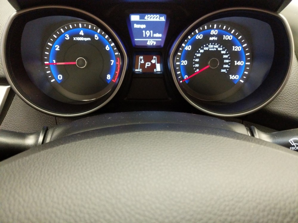 2017 Hyundai Elantra - Odometer Close Up