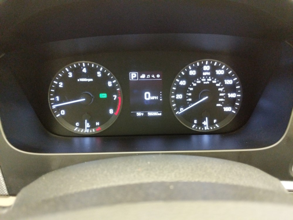 2017 Hyundai Sonata - Odometer Close Up