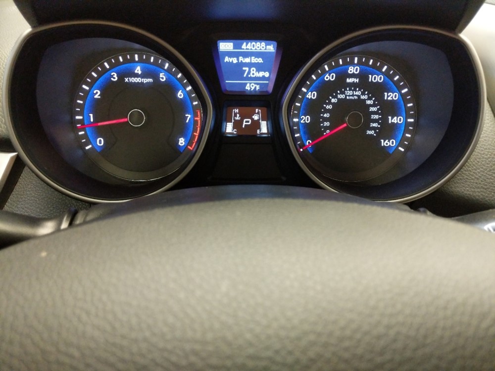 2017 Hyundai Elantra - Odometer Close Up