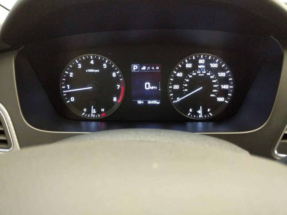 2017 Hyundai Sonata - Odometer Close Up