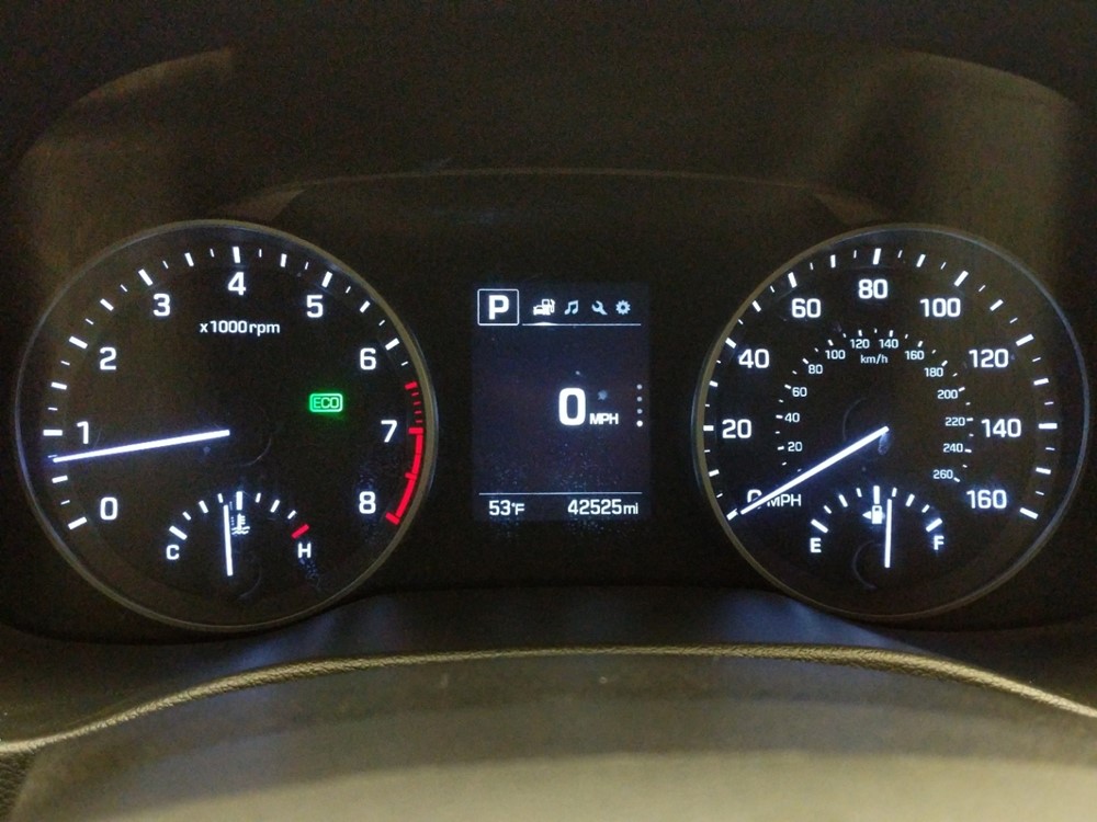 2018 Hyundai Elantra - Odometer Close Up