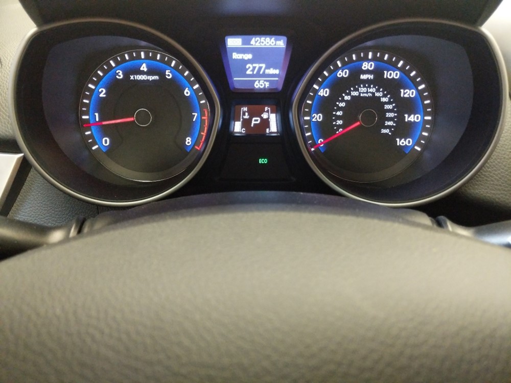2017 Hyundai Elantra - Odometer Close Up
