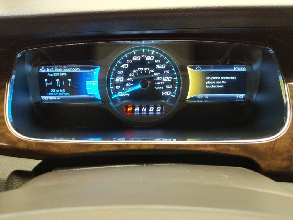 2016 Ford Taurus - Odometer Close Up