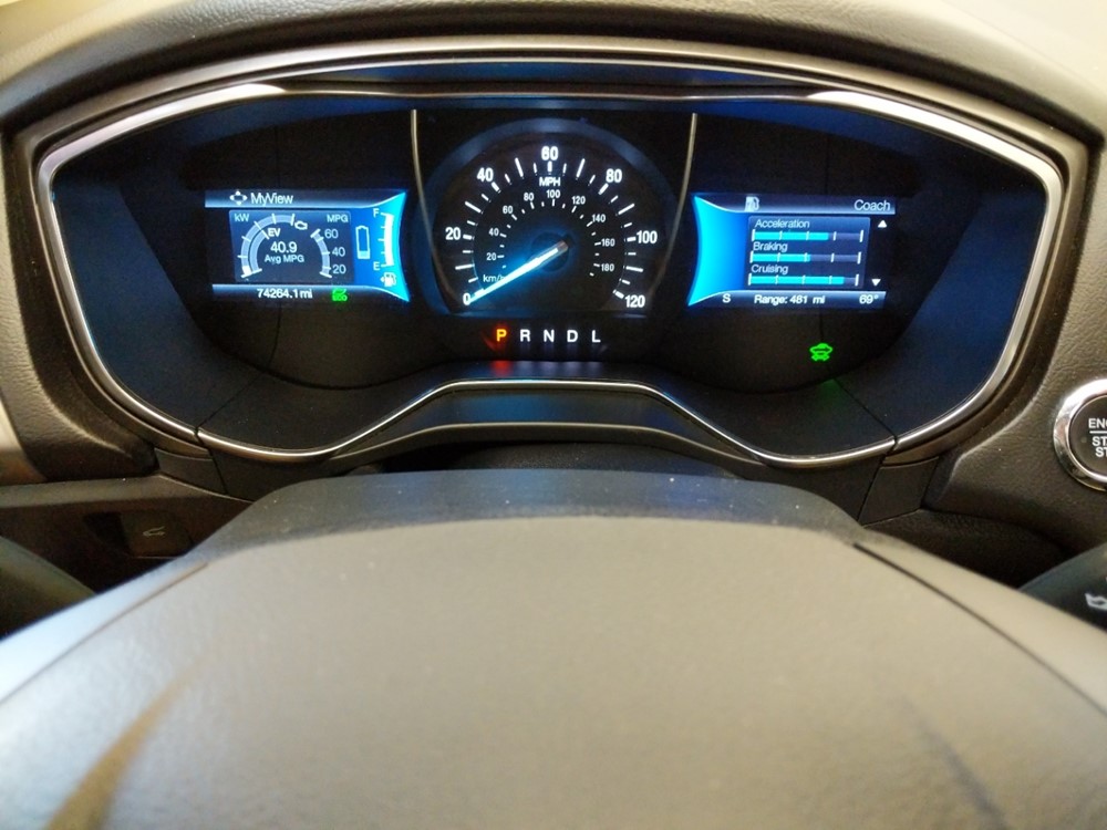 2017 Ford Fusion - Odometer Close Up