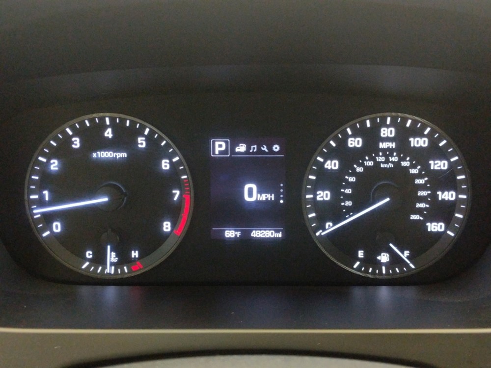 2017 Hyundai Sonata - Odometer Close Up