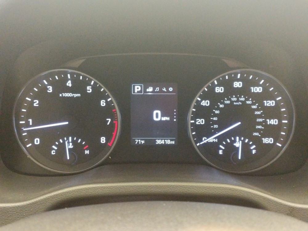 2018 Hyundai Elantra - Odometer Close Up