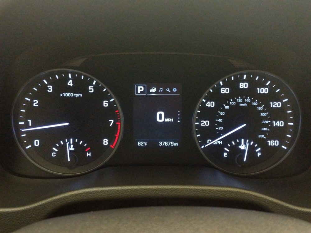 2018 Hyundai Elantra - Odometer Close Up