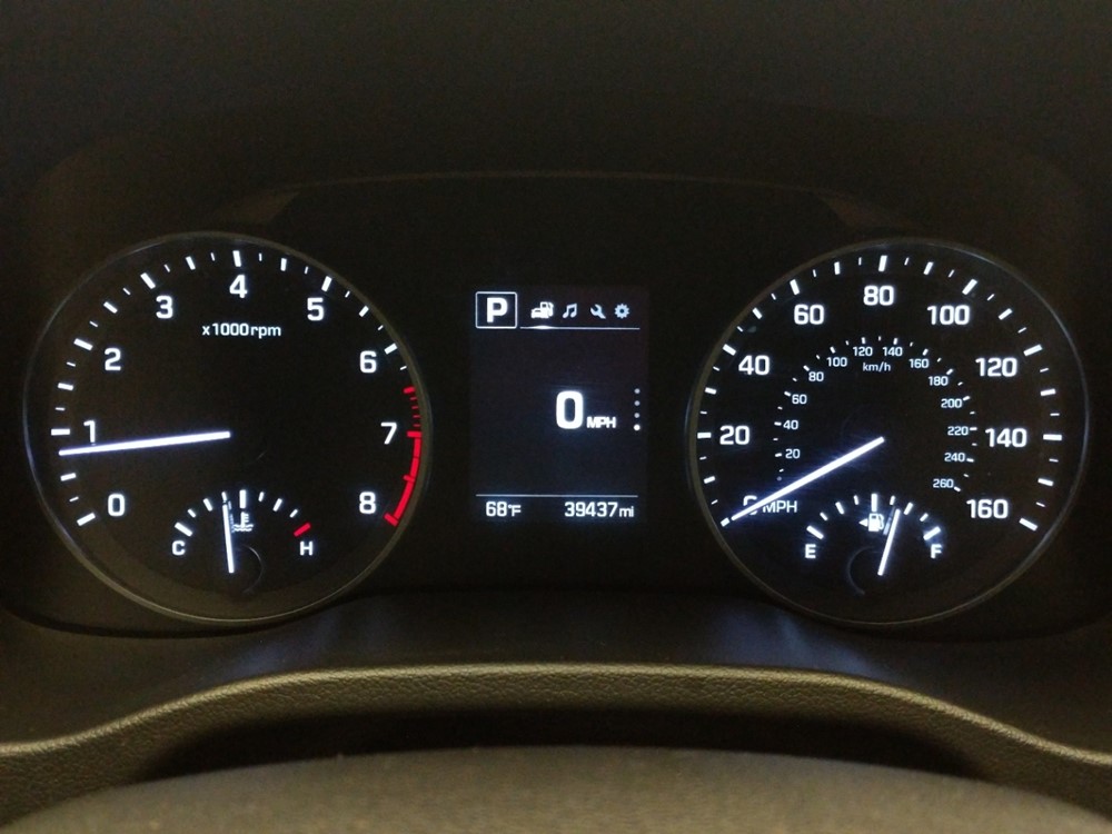 2018 Hyundai Elantra - Odometer Close Up