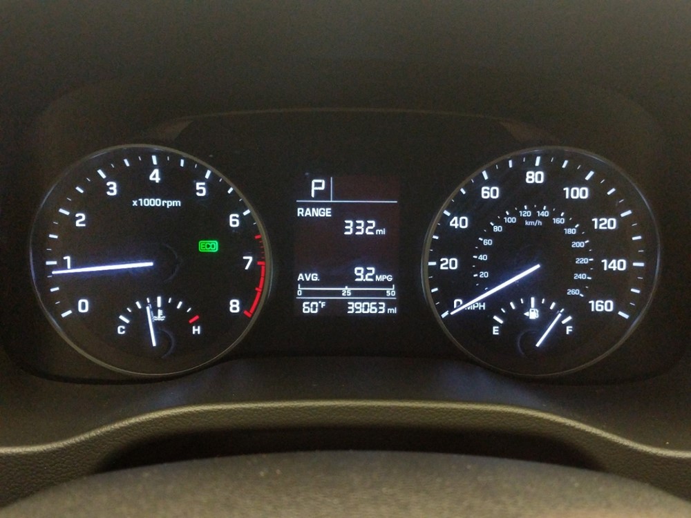 2017 Hyundai Elantra - Odometer Close Up