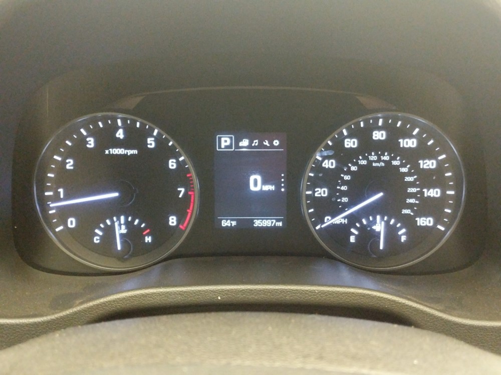 2018 Hyundai Elantra - Odometer Close Up