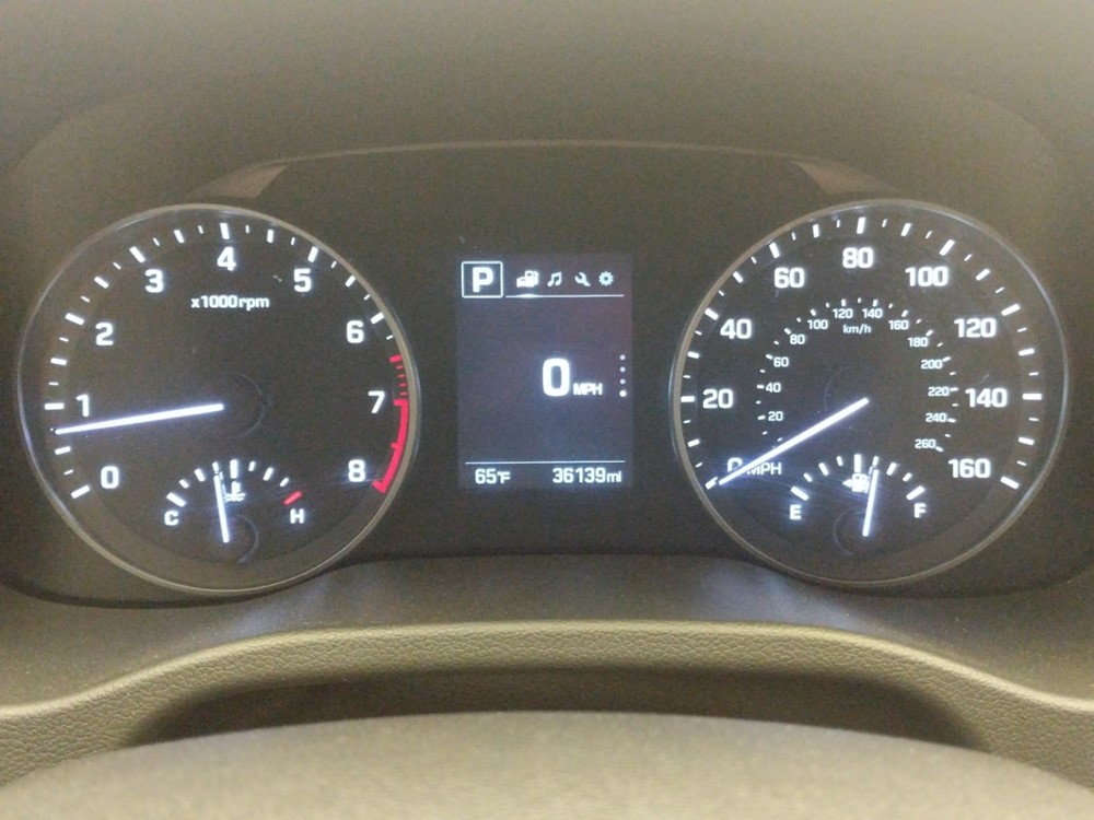 2018 Hyundai Elantra - Odometer Close Up