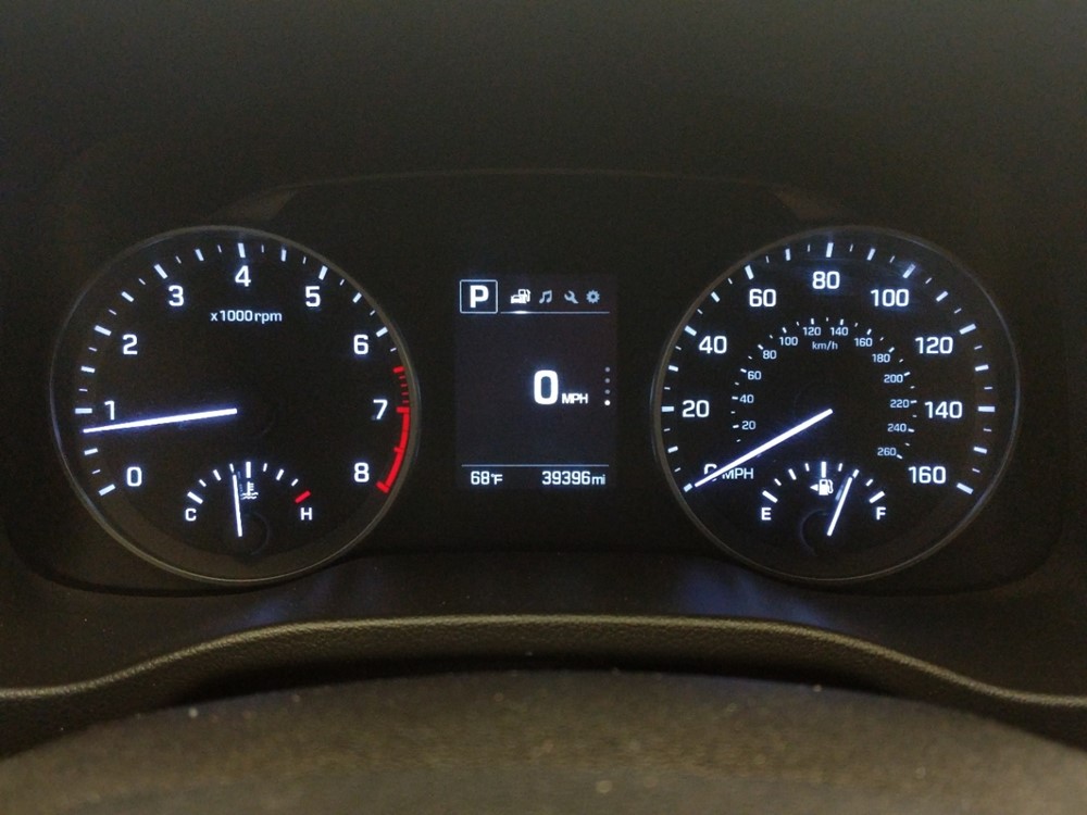 2018 Hyundai Elantra - Odometer Close Up