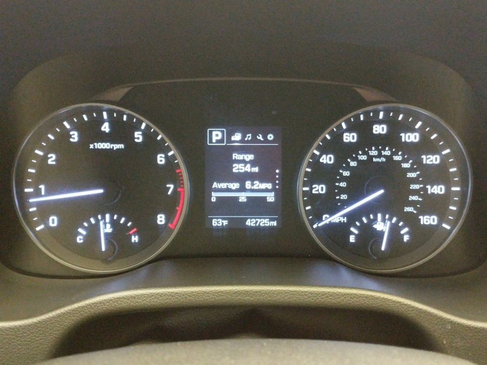 2018 Hyundai Elantra - Odometer Close Up