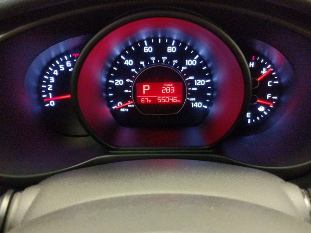 2016 Kia Soul - Odometer Close Up