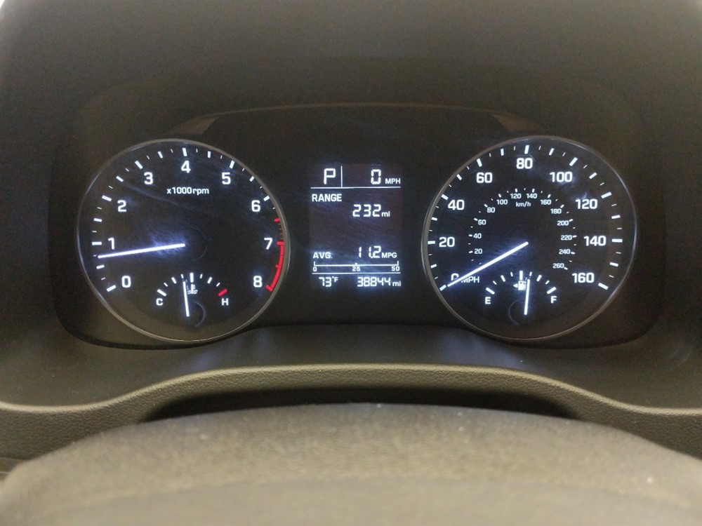 2017 Hyundai Elantra - Odometer Close Up