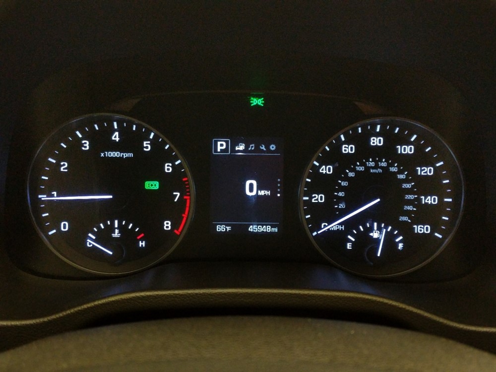 2018 Hyundai Elantra - Odometer Close Up