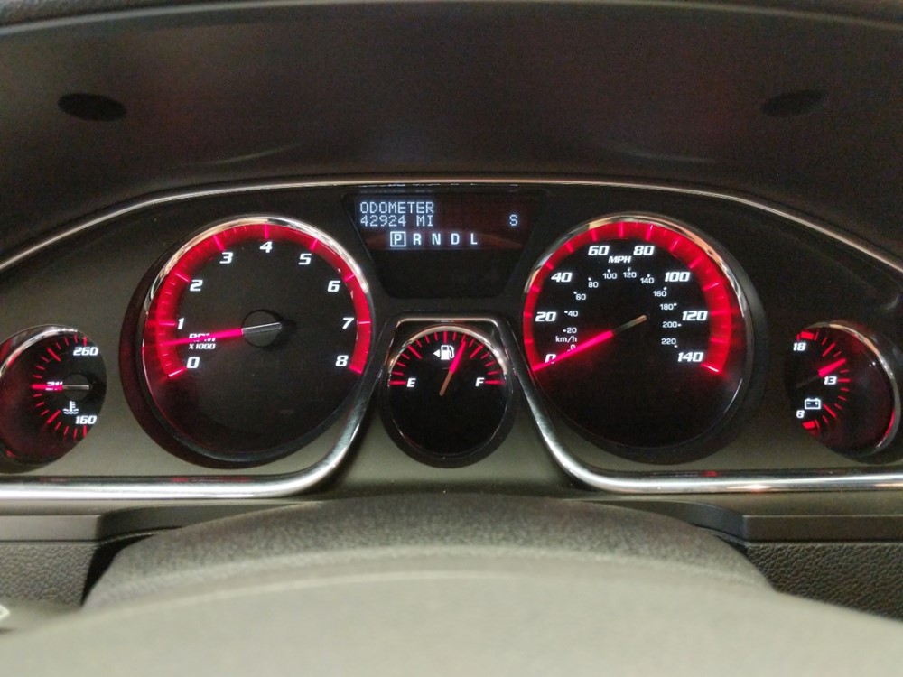 2016 GMC Acadia - Odometer Close Up