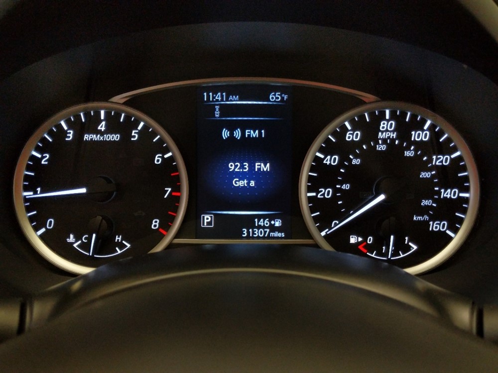 2018 Nissan Sentra - Odometer Close Up