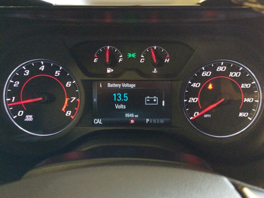 2018 Chevrolet Camaro - Odometer Close Up