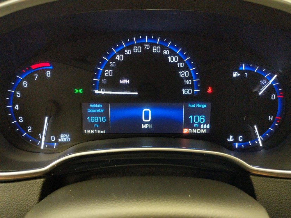 2015 Cadillac SRX - Odometer Close Up