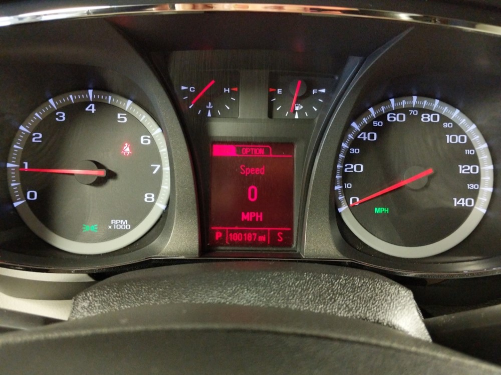 2016 GMC Terrain - Odometer Close Up