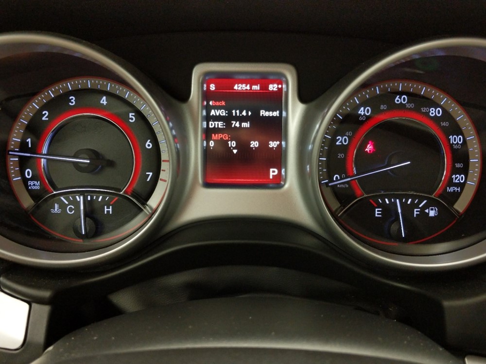2017 Dodge Journey - Odometer Close Up