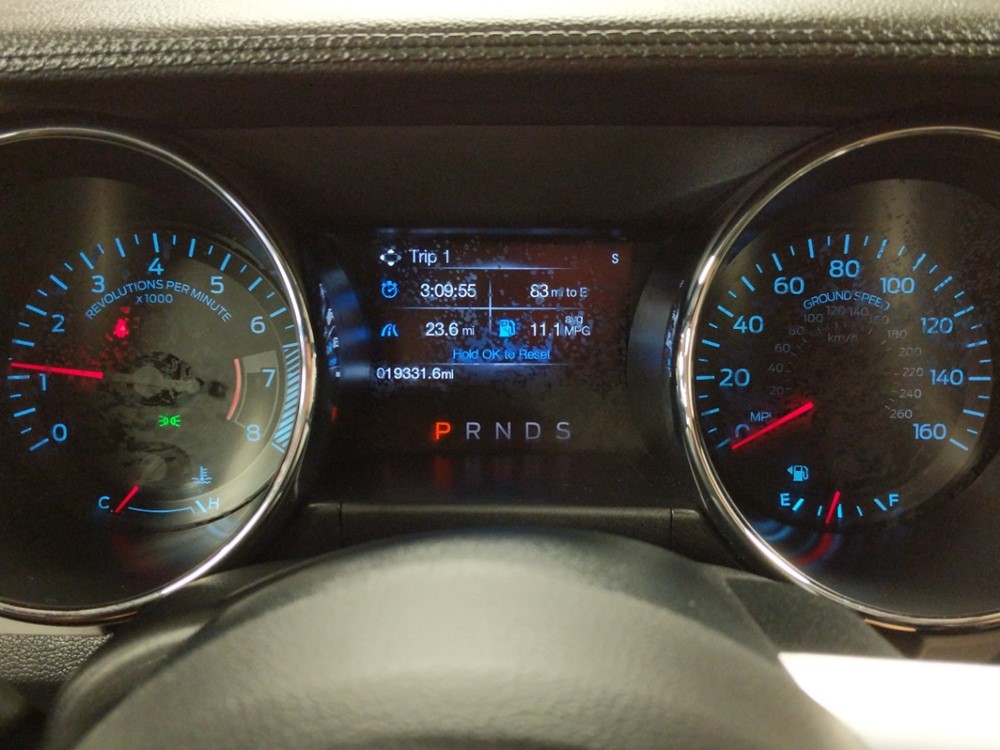 2016 Ford Mustang - Odometer Close Up