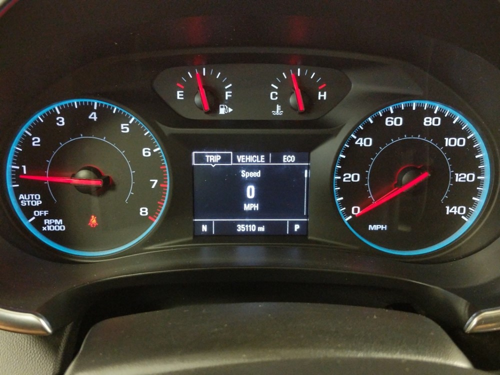 2017 Chevrolet Malibu - Odometer Close Up